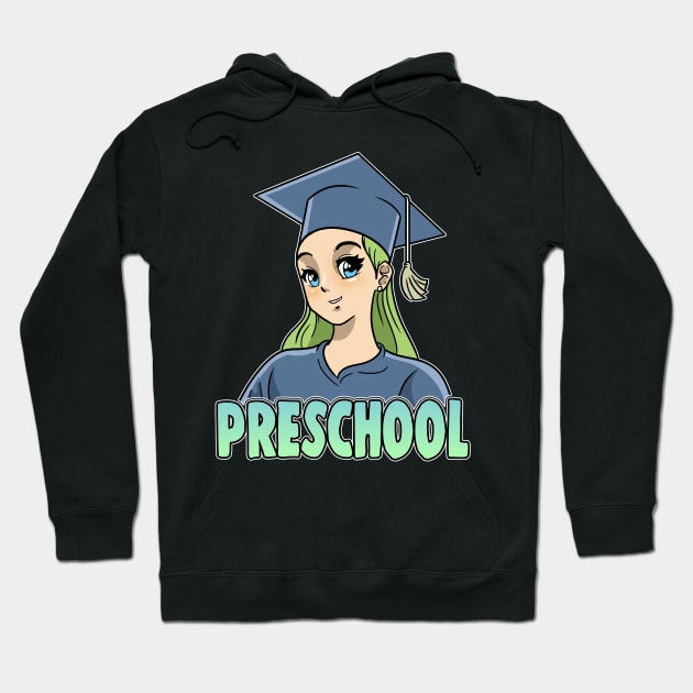 Anime Otaku Kawaii Preschool First Grade Hoodie by ModernMode